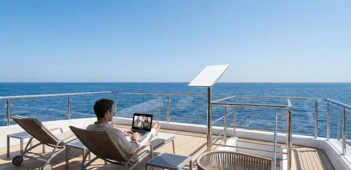 Starlink בים יאכטות עם אינטרנט במהירות גבוהה