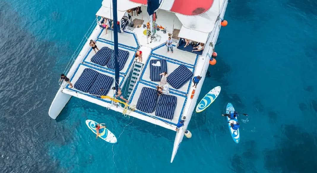 Open air party boat