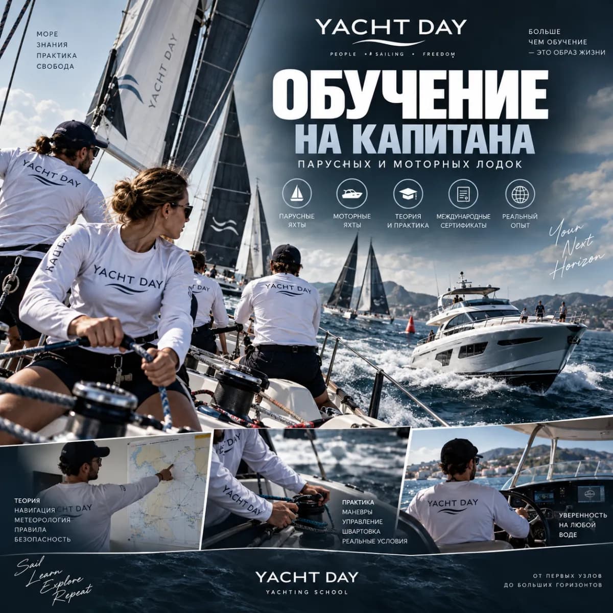 Обучение на капитана